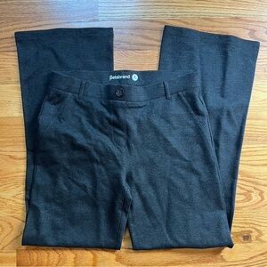 Betabrand Boot-Cut Classic Dress Pant Yoga Pant in charcoal size medium petite